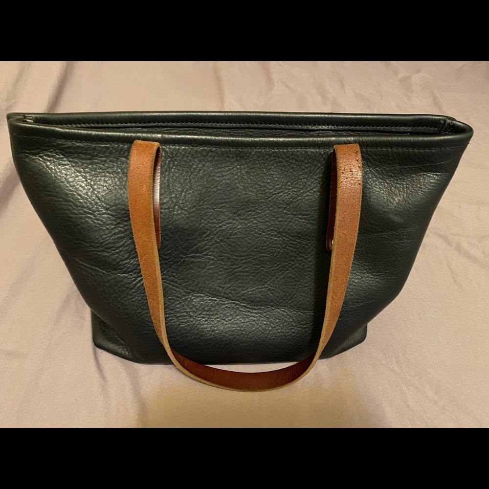 go forth good medium Avery tote full guain leather